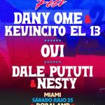 DANY OME & KEVINCITO EL 13, OVI, DALE PUTUTI Y NESTY PROTAGONIZAN UNA NOCHE HISTÓRICA DEL GÉNERO URBANO